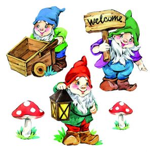 Lunch Napkin - Garden Gnomes