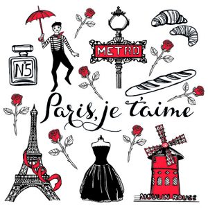 Lunch Napkin - I Love Paris