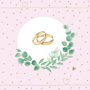 Lunch Napkin - Wedding Branch Lilac