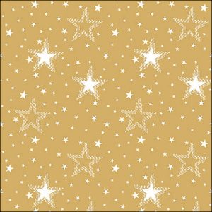 Lunch Napkin - Night sky white/gold