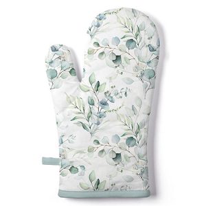 Oven Mitt - Eucalyptus all over