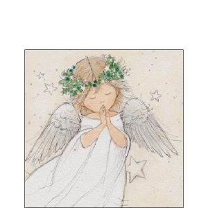 Cocktail Napkin - Praying angel