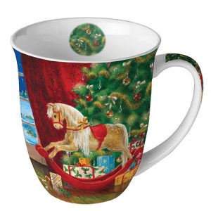 MUG - Wooden rocking horse (400 mL)