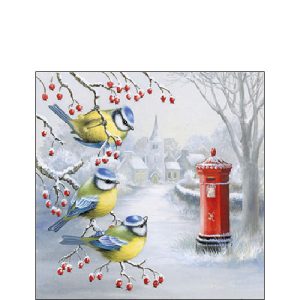 Cocktail Napkin - Waiting for mail