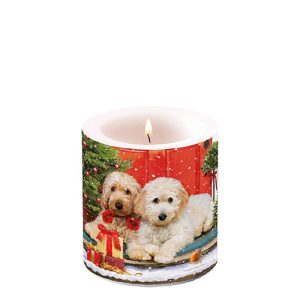 Candle SMALL - Dogs at the door