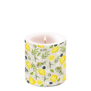 Candle SMALL - Olives And Lemon