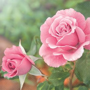 Lunch Napkin - Roses In The Garden