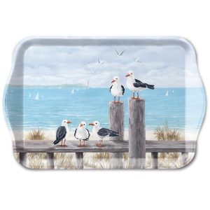 TRAY - Seagulls On The Dock (13 x 21cm)