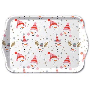TRAY - Funny Snowmen (13 x 21cm)