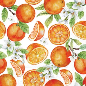 Cocktail Napkin - Juicy Oranges