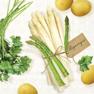 Lunch Napkin - Delicious Asparagus