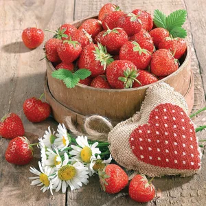 Lunch Napkin - Tasty Strawberries
