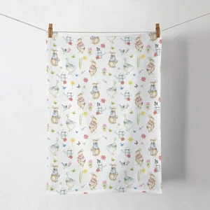 Kitchen Towel - Easter Garden