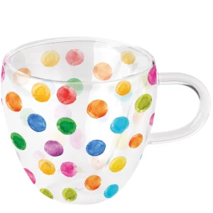 MUG (Double Wall) - Polka Dots (200 mL)