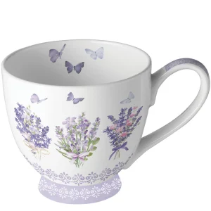 MUG - Lovely Lavender WHITE (450 mL)