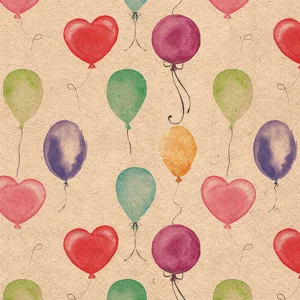 Lunch Napkin - Recycled Flying Balloons Nature