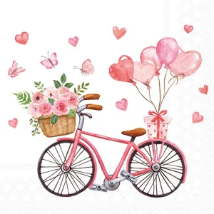 Lunch Napkin - Bike Of Love