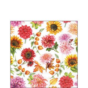 Cocktail Napkin - Autumn Blooming