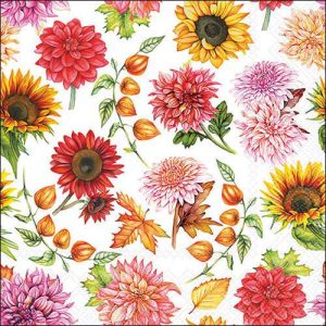 Lunch Napkin - Autumn Blooming