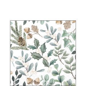 Cocktail Napkin - Collection Of Leaves