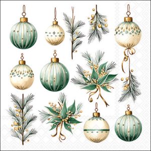 Lunch Napkin - Hanging Decorations GREEN