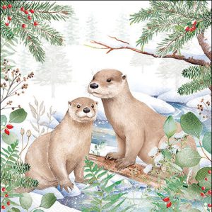Lunch Napkin - Otter
