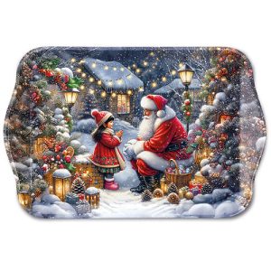 TRAY - Talking To Santa (13 x 21cm)