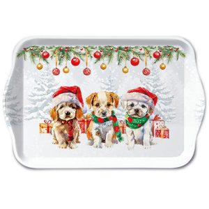 TRAY - Funny Cute Puppies (13 x 21cm)