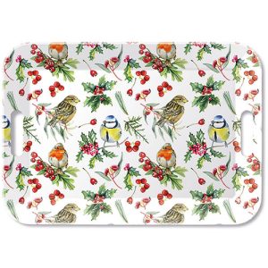 TRAY - Birds In Winter (33 x 47cm)