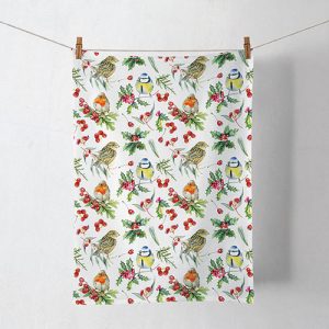 Kitchen Towel - Birds In Winter