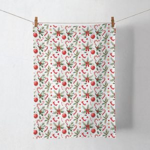 Kitchen Towel - Christmas Elements