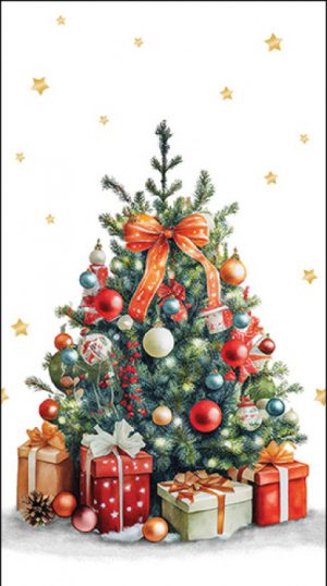 Guest Towels - Decorated Christmas tree FSC Mix