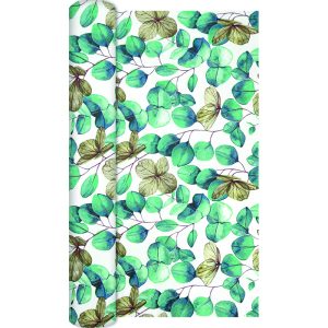 Table Runner (AIRLAID) - Eucalyptus Leaves