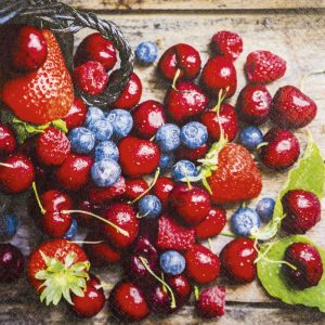 Cocktail Napkin - Tasty Berries