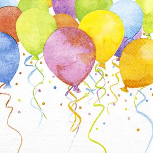 Cocktail Napkin - Balloons
