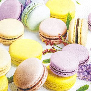 Cocktail Napkin - Macarons