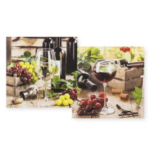 Cocktail Napkin - In Vino Veritas (DOUBLE-SIDED)