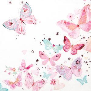Lunch Napkin - Lovely Butterflies