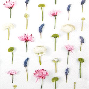 Lunch Napkin - Flower Composition