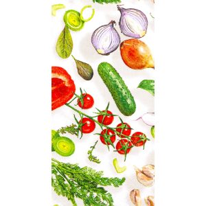 Guest Towel - Tasty Vegetables