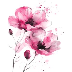 Cocktail Napkin - Fiori Delicati pink