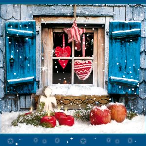Lunch Napkin - Winterly Chalet