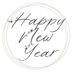 Lunch Napkin - Glittery Happy New Year