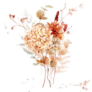 Lunch Napkin - Spicy Colour Bouquet