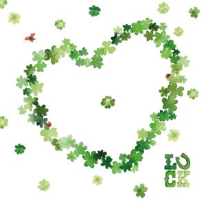 Lunch Napkin - Lucky Heart