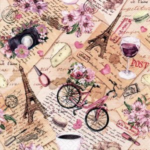 Lunch Napkin - Voyage a Paris