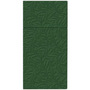 Lunch Napkin - Pocket Insp. Floral dark green