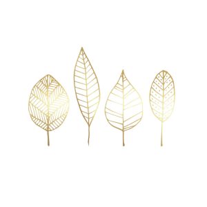 Lunch Napkin - Pure Gold Leaves Napkin