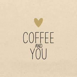 Lunch Napkin - Coffee + You