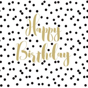 Lunch Napkin - Birthday Confetti